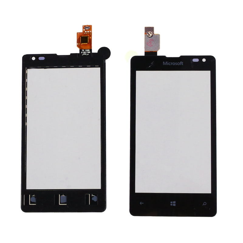 MICROSOFT LUMIA 435/532 TOUCH SCREEN+LENS BLACK V.21001789 REFOR