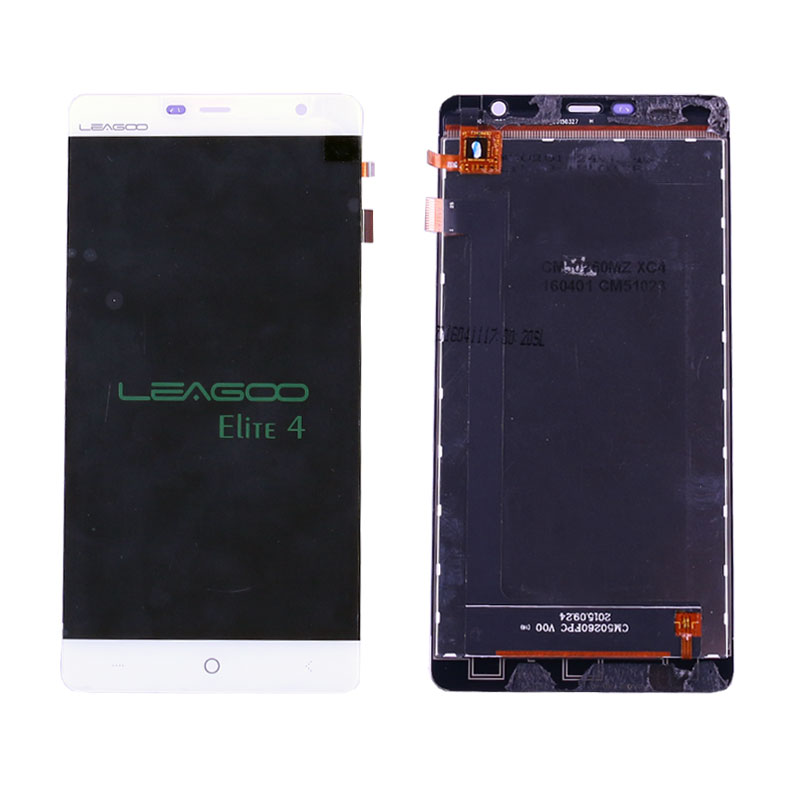 LEAGOO ELITE 4 ΟΘΟΝΗ + TOUCH SCREEN + LENS WHITE ORIGINAL SERVICE PACK