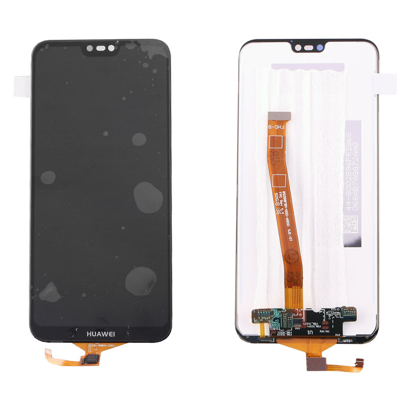 HUAWEI P20 LITE ΟΘΟΝΗ + TOUCH SCREEN + LENS BLACK 3P OR
