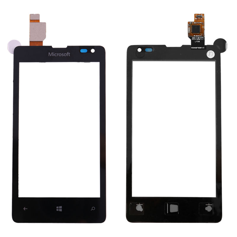 MICROSOFT LUMIA 435/532 TOUCH SCREEN+LENS BLACK V.5214188 REF. OR