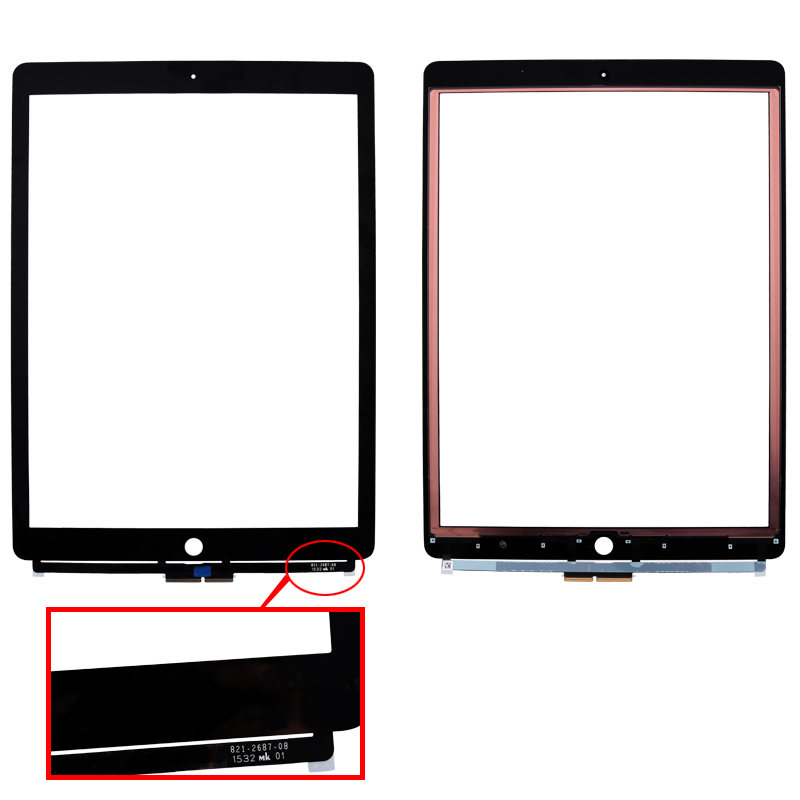 IPAD PRO 2015 A1584/Α1652 TOUCH SCREEN+LENS BLACK 3P OR