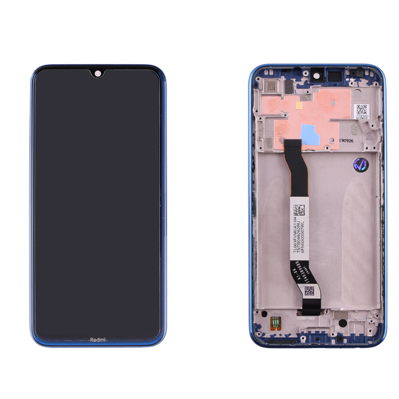 XIAOMI REDMI NOTE 8 ΟΘΟΝΗ IPS + TOUCH SCREEN + LENS + FRAME 5600030C3J00 BLUE ORIGINAL SERVICE PACK