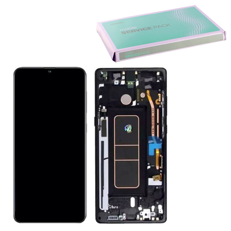 SAMSUNG A71 A715 ΟΘΟΝΗ+TOUCH SCREEN + LENS + FRAME GH82-22248A BLACK ORIGINAL SERVICE PACK