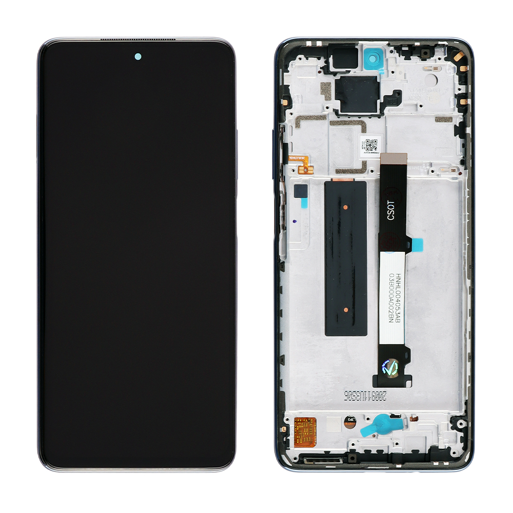 XIAOMI MI 10T LITE 5G/REDMI NOTE 9 PRO 5G ΟΘΟΝΗ + TOUCH SCREEN + LENS + FRAME BLACK 3P OR