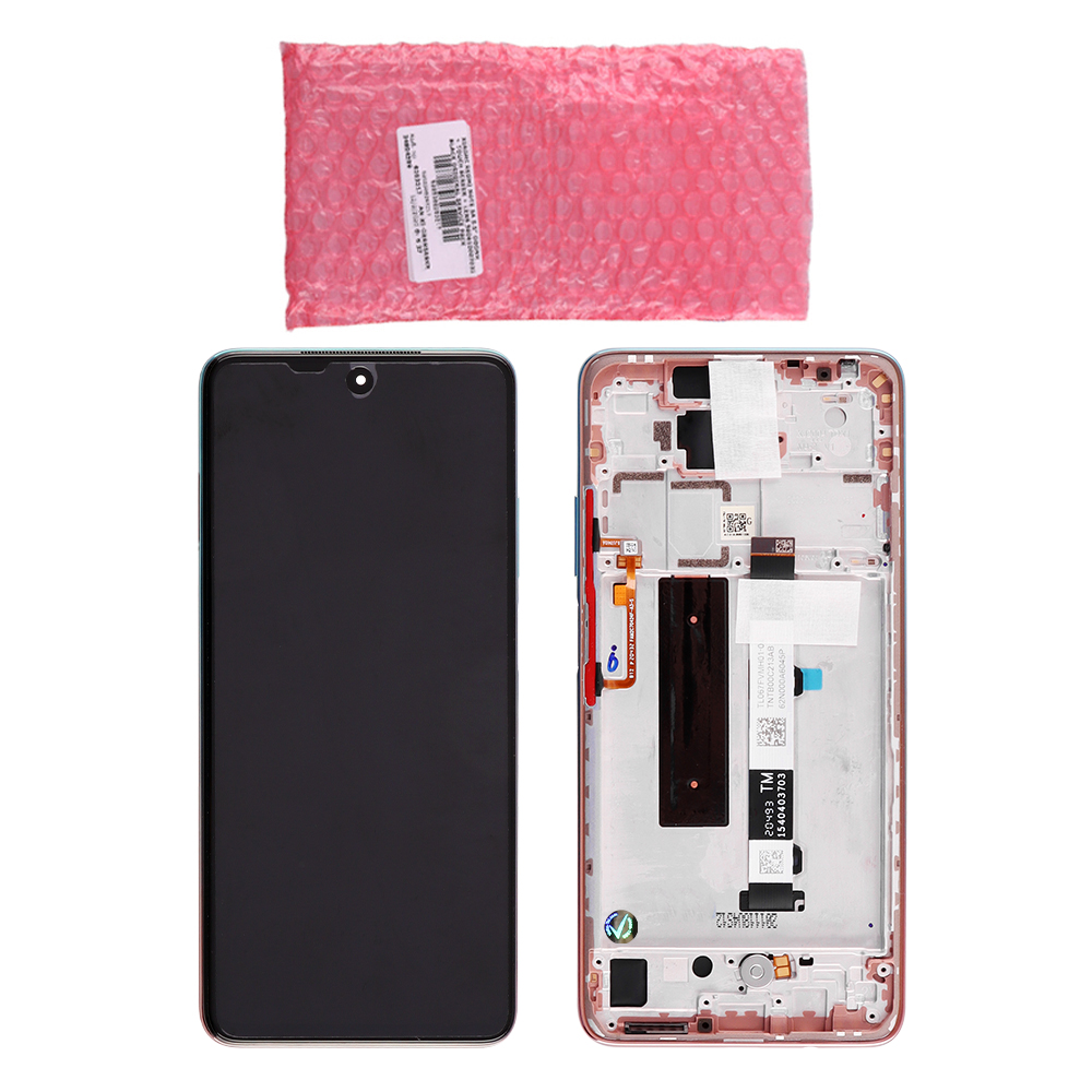 XIAOMI MI 10T LITE 5G/REDMI NOTE 9 PRO 5G ΟΘΟΝΗ IPS + TOUCH SCREEN + LENS + FRAME 5600050J1700 GOLD ORIGINAL SERVICE PACK