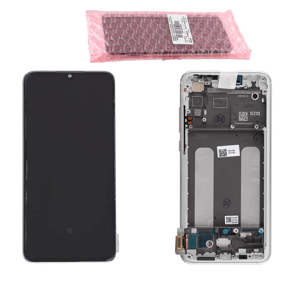 XIAOMI MI 9 LITE ΟΘΟΝΗ AMOLED + TOUCH SCREEN + LENS + FRAME 560910015033 WHITE ORIGINAL SERVICE PACK