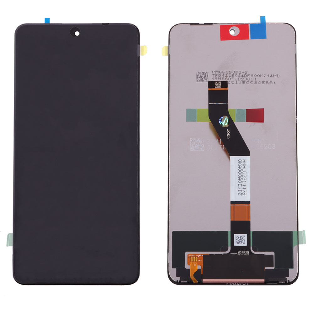 XIAOMI POCO M4 PRO 5G/REDMI NOTE 11/11S 5G ΟΘΟΝΗ + TOUCH SCREEN + LENS BLACK 3P OR
