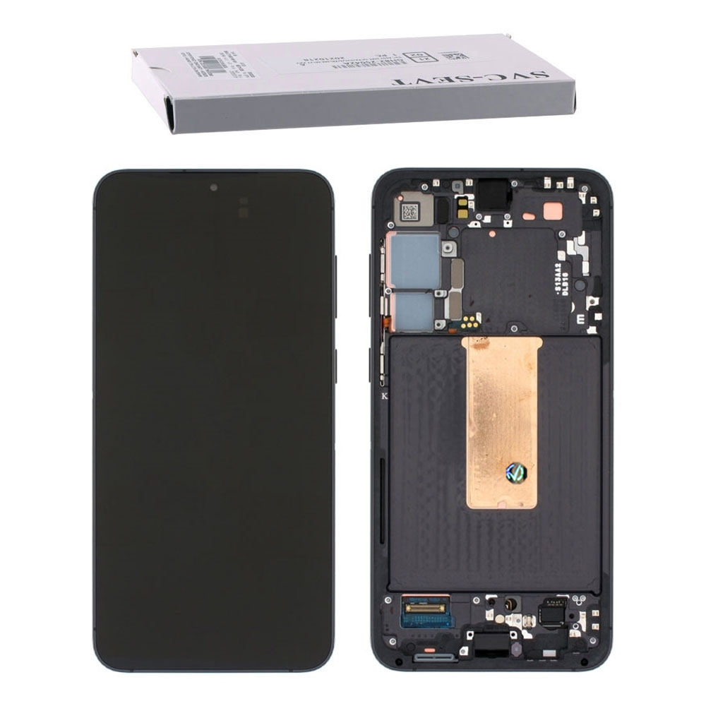 SAMSUNG S23 PLUS 5G S916 ΟΘΟΝΗ + TOUCH SCREEN + LENS + FRAME GH82-30476C GREEN ORIGINAL SERVICE PACK