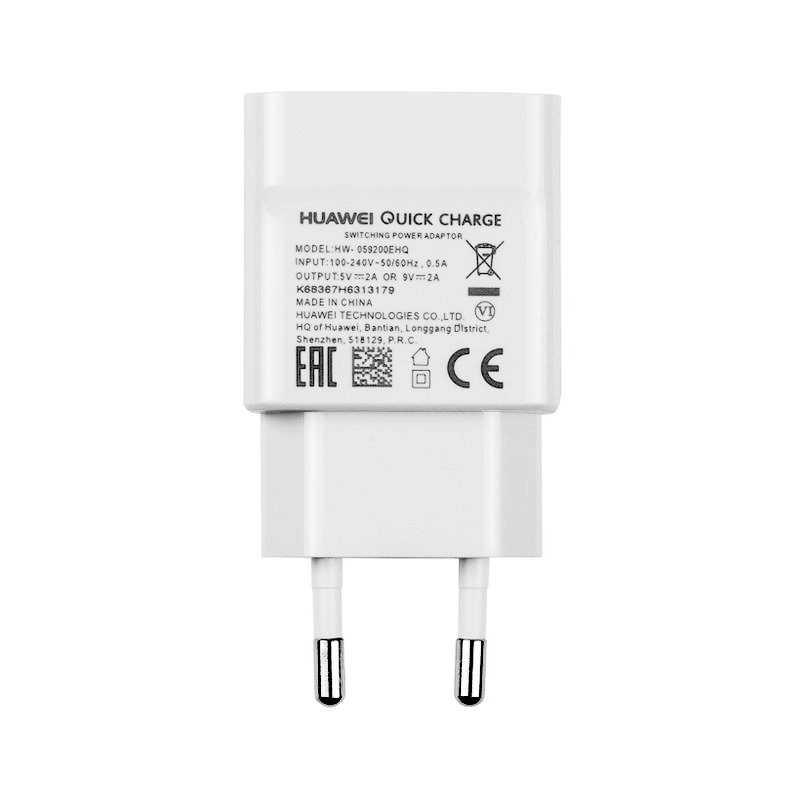 TRAVEL HUAWEI AP32 HW-059200EHQ FAST USB 5V/9V 2A 18W WHITE BULK OR