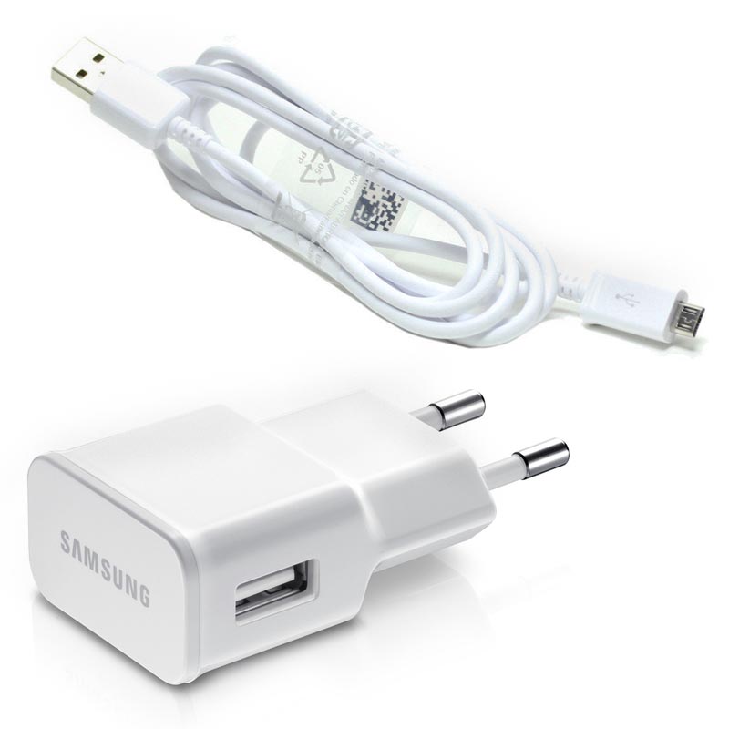 TRAVEL SAMSUNG ETA-U90EWE 2A 10W USB +DATA ECB-DU4AWE WHITE BULK OR
