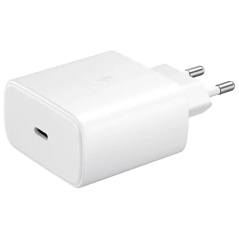 TRAVEL SAMSUNG EP-TA845XWEGWW TYPE C 5V 3A/9V 2.77A/20V 2.25A 45W FAST CHARGE+USB DATA TYPE C TO TYPE C WHITE PACKING OR