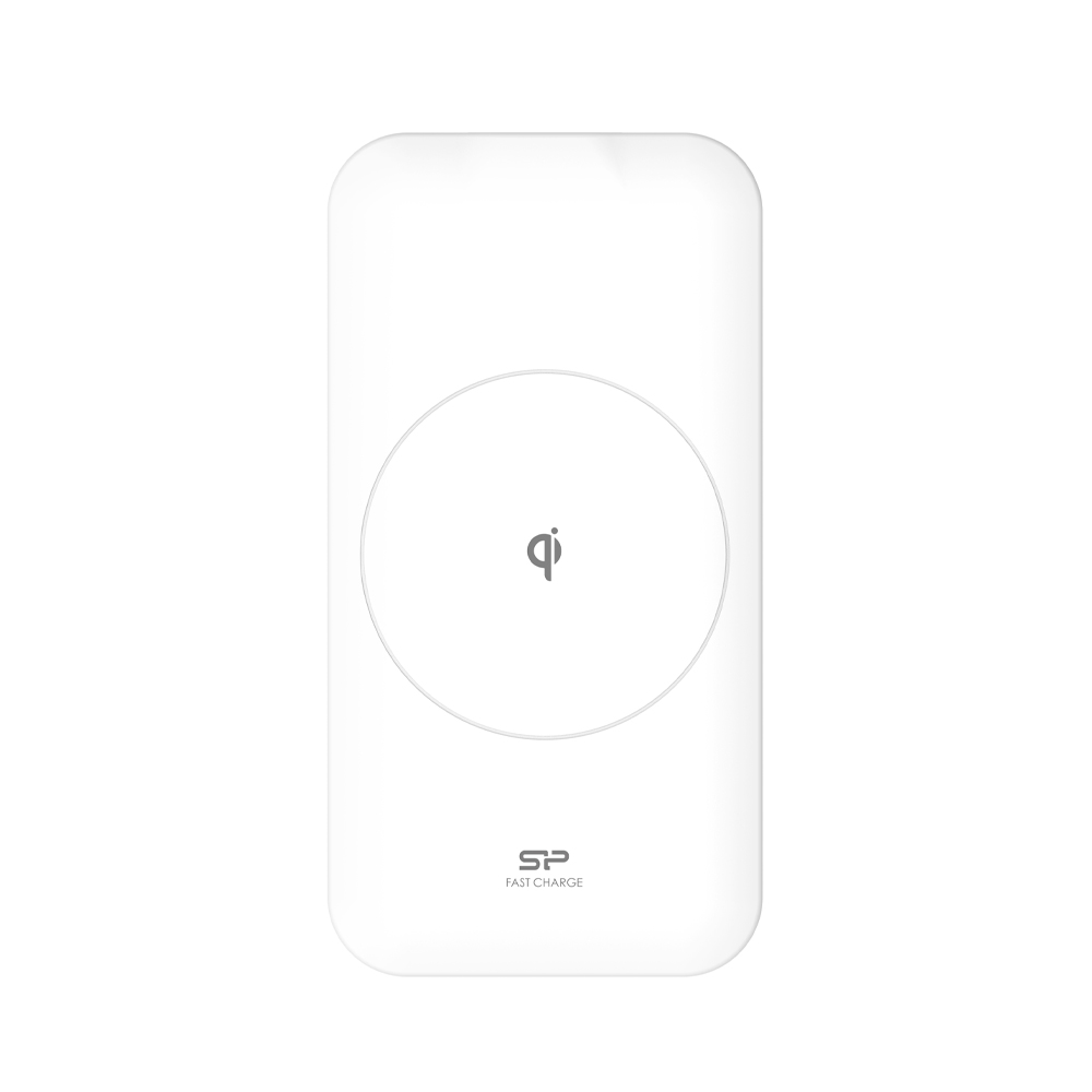 WIRELESS CHARGER SILICON POWER QI210 5W/10W (ANDROID) - 7.5W(IOS) 9V/5V MICRO USB WHITE PACK OR