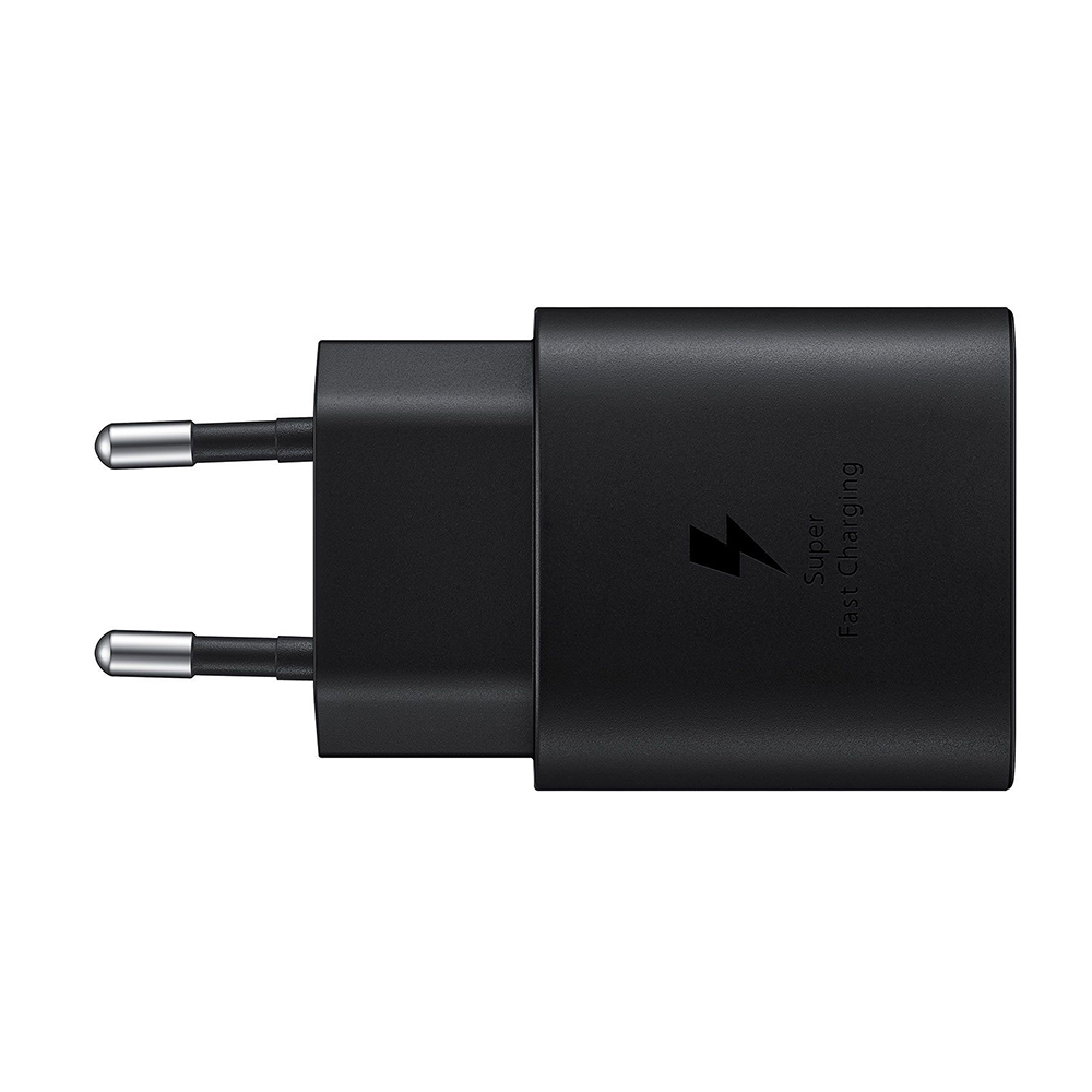 TRAVEL SAMSUNG EP-TA800XBEGWW TYPE C 5V 3A/9V 2.77A/11V 2.25A 25W FAST CHARGE+USB DATA TYPE C TO TYPE C BLACK PACKING OR