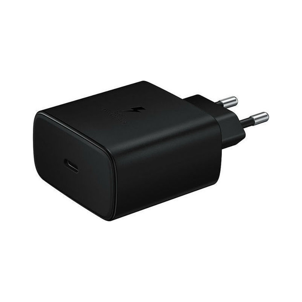 TRAVEL SAMSUNG EP-TA845XBEGWW USB-C 5V 3A/9V 2.77A/20V 2.25A 45W FAST CHARGE+USB DATA USB-C TO USB-C BLACK BULK OR