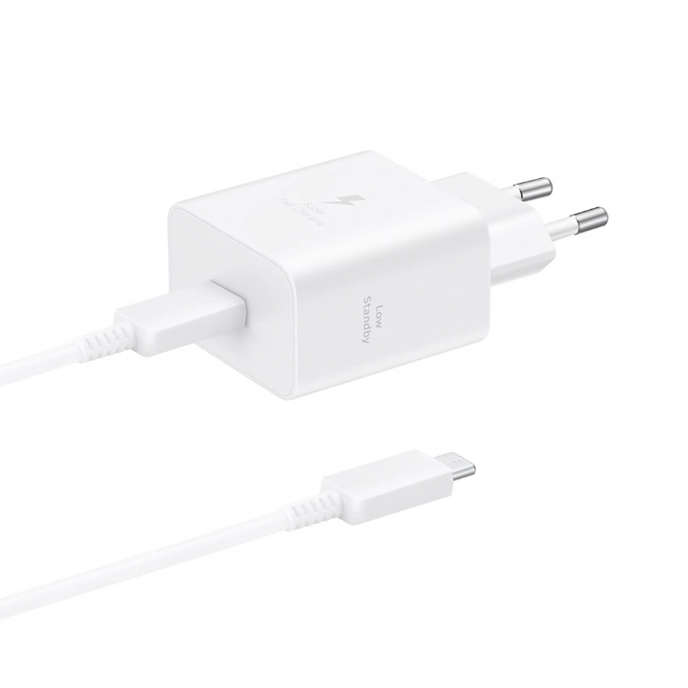TRAVEL SAMSUNG EP-T4511XWEGEU USB-C 5V 3A/9V 2.77A/20V 2.25A 45W FAST CHARGE+USB DATA USB-C TO USB-C 5A WHITE PACKING OR