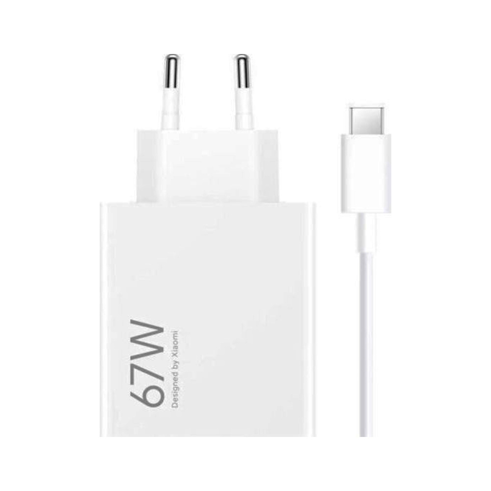 TRAVEL XIAOMI BHR9465EU HYPERCHARGE USB A 5V/3A 5-20V/6.2A/3.25A 67W + USB A TO TYPE C 3A WHITE PACKING OR