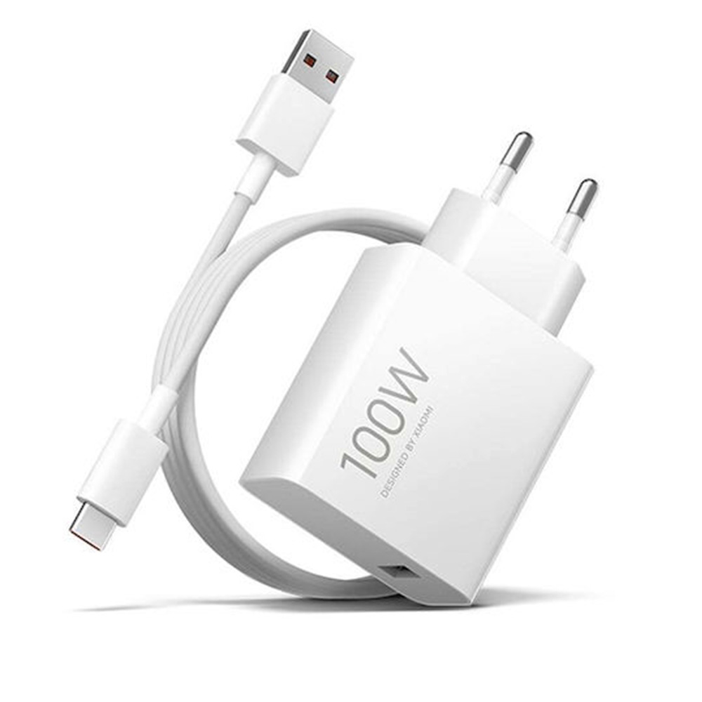 TRAVEL XIAOMI BHR095VEU GAN USB-A 20V/5A 100W + USB-A TO USB-C 3A WHITE PACKING OR