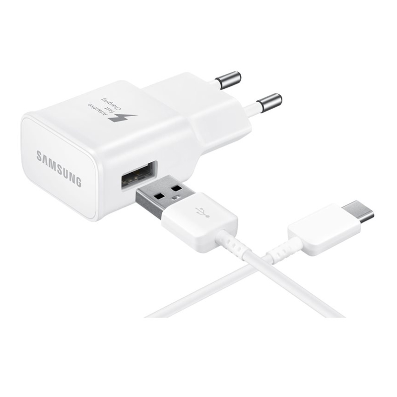TRAVEL SAMSUNG EP-TA20EWEC USB 5V 2A/9V 1.67A 15W+DATA EP-DN930CW TYPE C WHITE PACKING OR