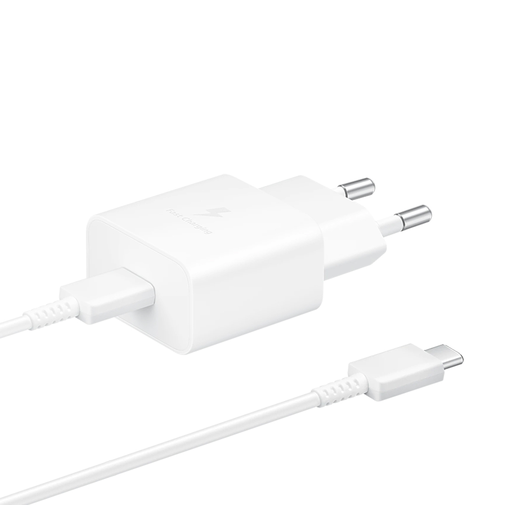 TRAVEL SAMSUNG EP-T1510XWEGEU USB-C 5V 2A 15W FAST CHARGE+USB DATA USB-C TO USB-C WHITE PACKING OR