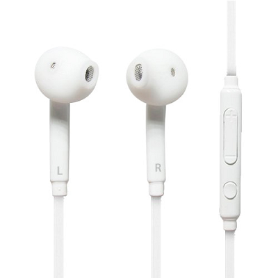 HANDS FREE STEREO SAMSUNG EO-EG920BW (AKG) G920/G925 WHITE BULK OR