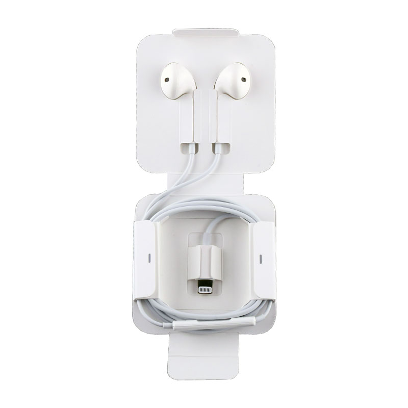 APPLE HANDS FREE STEREO MMTN2ZM/A A1748 EARPODS WITH LIGHTNING WHITE BULK OR