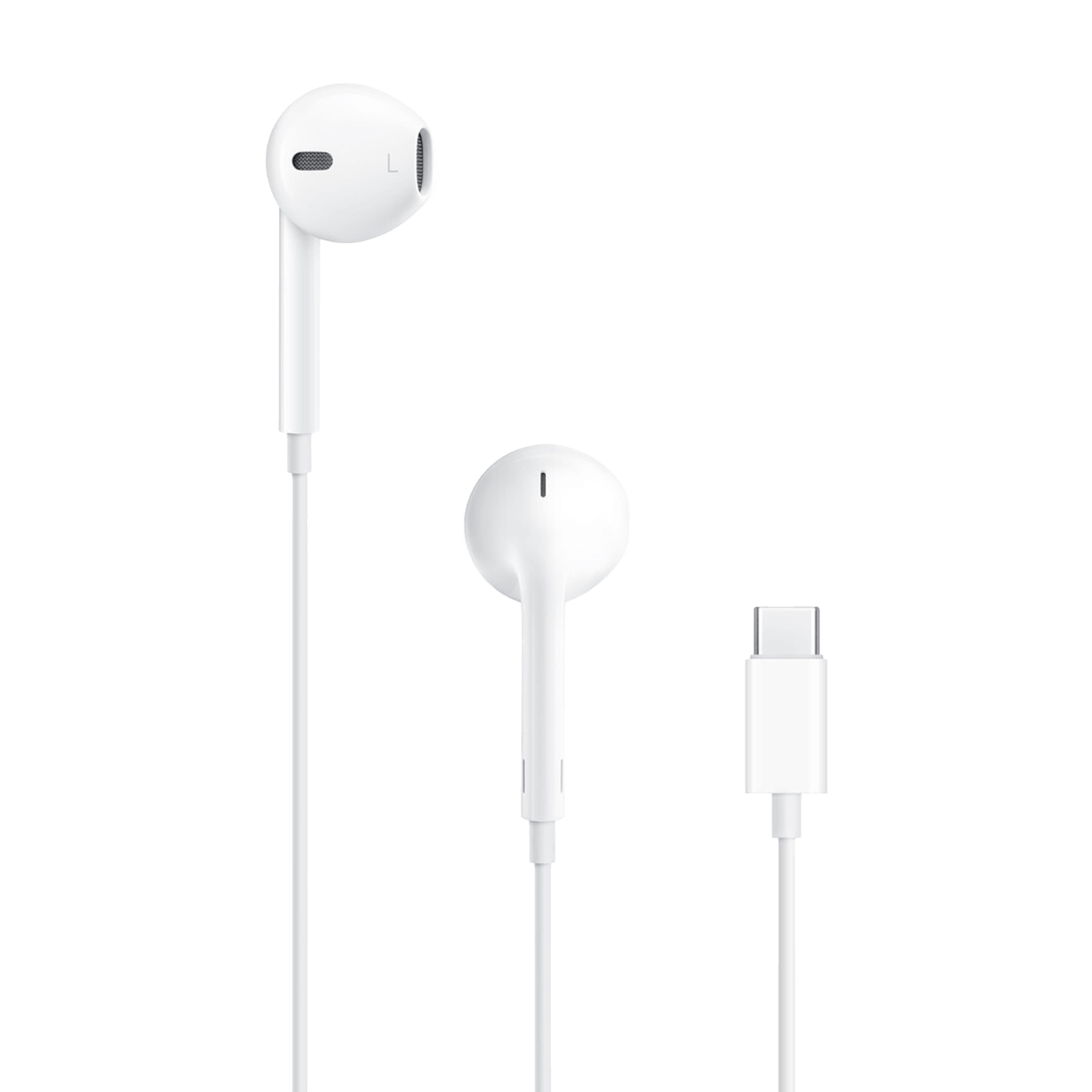 APPLE HANDS FREE STEREO EARPODS WITH REMOTE AND MIC MTJY3ZM/A USB-C WHITE PACKING OR