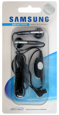 HANDS FREE STEREO SAMSUNG AEP401S E900/I320n BLACK PACKING OR