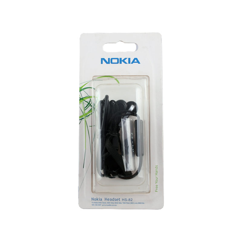 HANDS FREE STEREO NOKIA HS-82 7900/8800arte/6500c BLACK PACKING OR