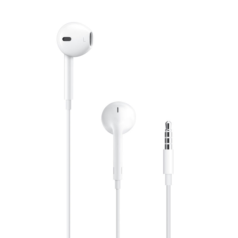 APPLE HANDS FREE STEREO EARPODS WITH REMOTE AND MIC MNHF2ZM/A 3.5m WHITE PACKING OR
