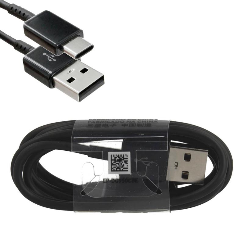 SAMSUNG EP-DG950CBE S8 USB-C 2 ΦΟΡΤΙΣΗ-DATA 1.2m BLACK BULK OR