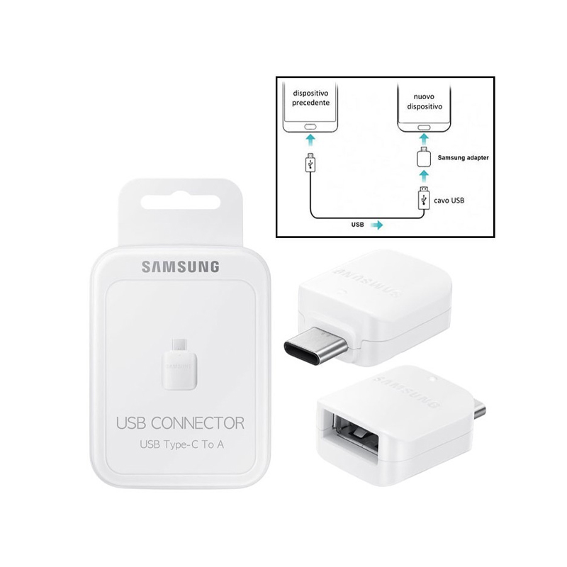 SAMSUNG UN930BWEG USB TYPE C TO USB A ΜΕΤΑΤΡΟΠΕΑΣ ΦΟΡΤΙΣΗΣ WHITE PACKING OR