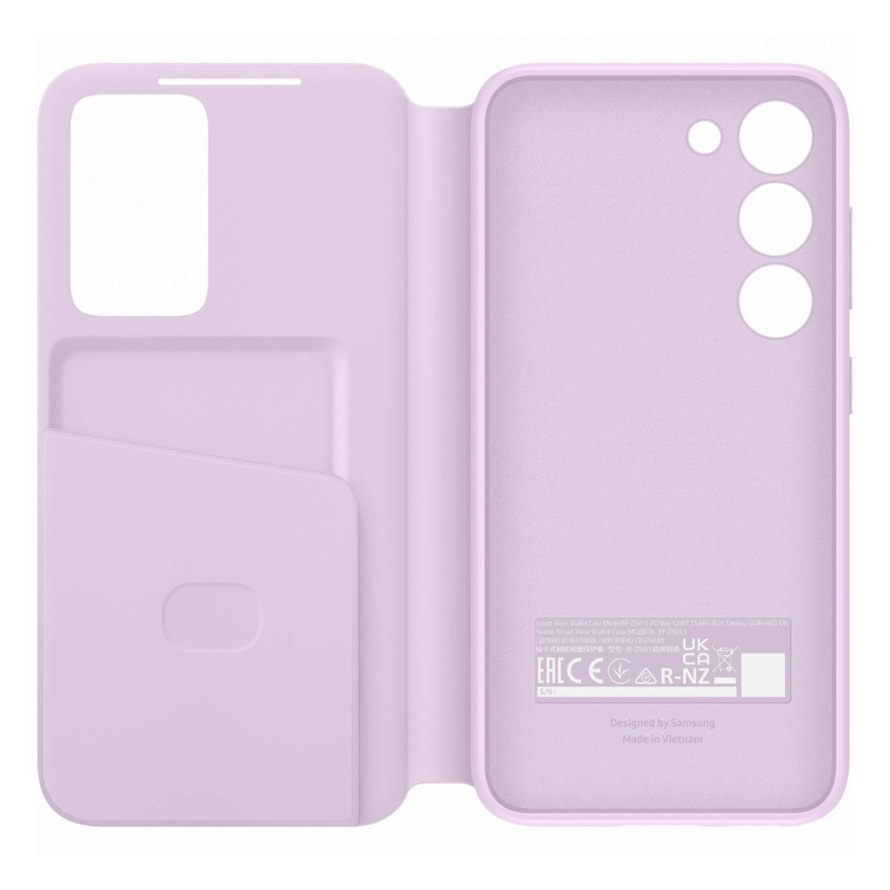 ΘΗΚΗ SAMSUNG S23 5G S911 S-VIEW WALLET COVER EF-ZS911CVEGWW LILAC PACKING OR