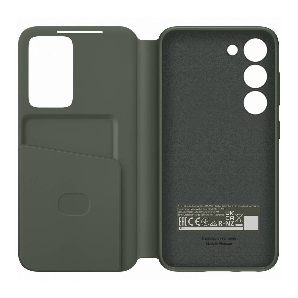 ΘΗΚΗ SAMSUNG S23 5G S911 S-VIEW WALLET COVER EF-ZS911CGEGWW KHAKI PACKING OR