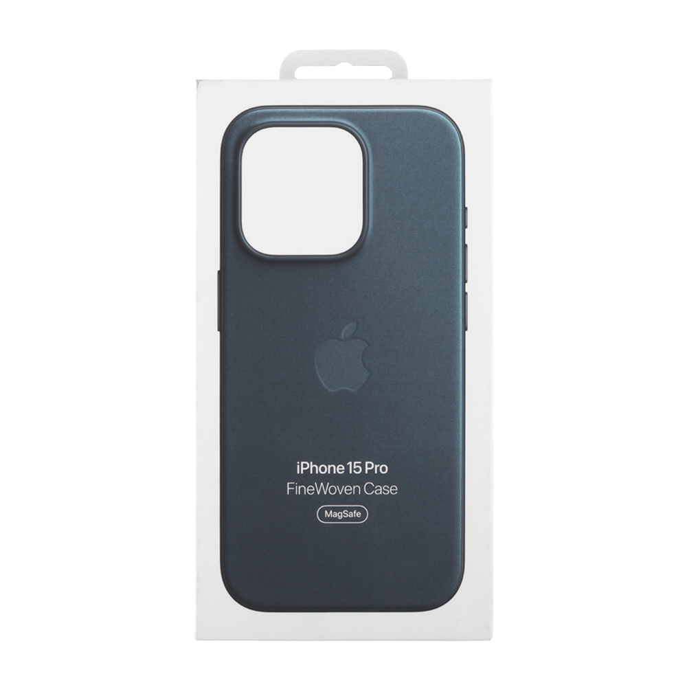 ΘΗΚΗ IPHONE 15 PRO MT4Q3ZM/A FINEWOVEN MAGSAFE BACK COVER BLUE PACKING OR