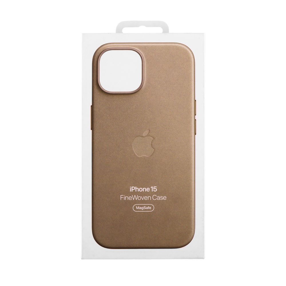 ΘΗΚΗ IPHONE 15 MT3C3ZM/A FINEWOVEN MAGSAFE BACK COVER TAUPE PACKING OR
