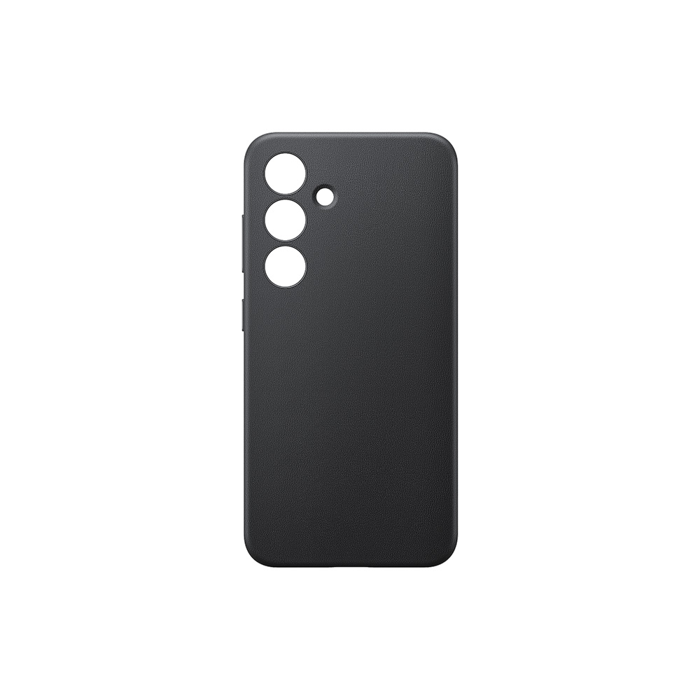 ΘΗΚΗ SAMSUNG S24 5G S921 VEGAN LEATHER CASE GP-FPS921HCABW BLACK PACKING OR