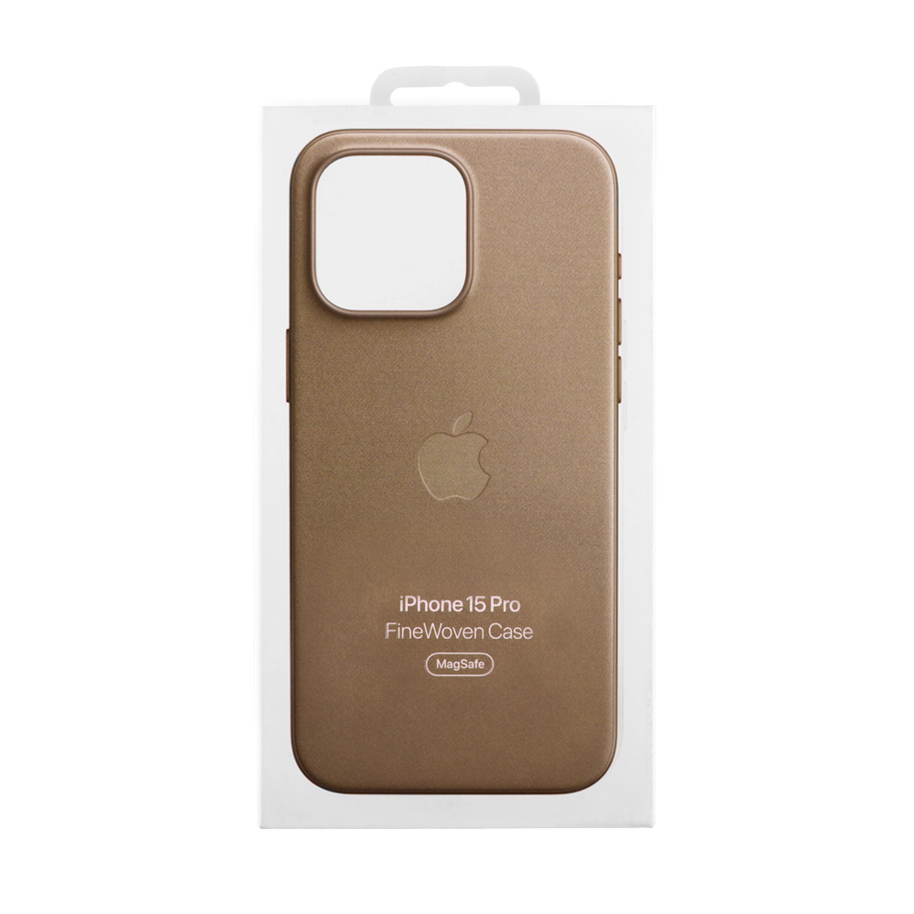 ΘΗΚΗ IPHONE 15 PRO MT4J3ZM/A FINEWOVEN MAGSAFE BACK COVER TAUPE PACKING OR