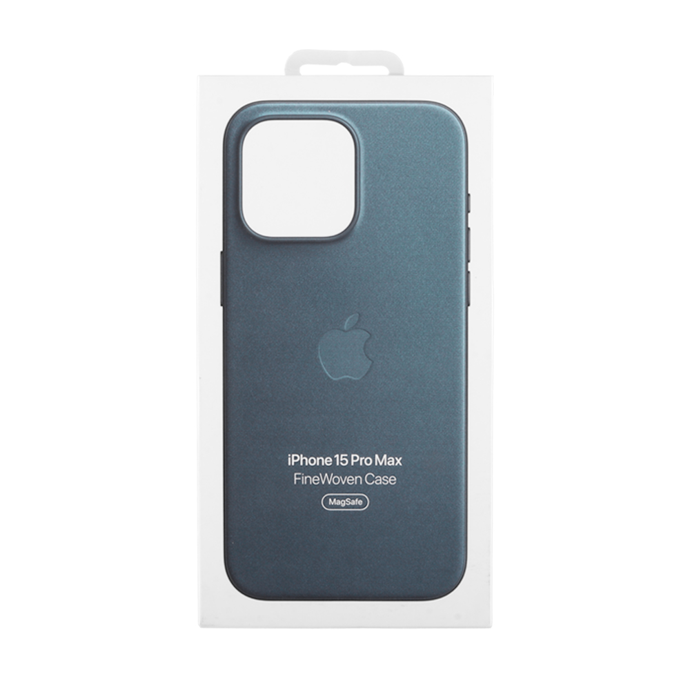 ΘΗΚΗ IPHONE 15 PRO MAX MT4Y3ZM/A FINEWOVEN MAGSAFE BACK COVER PACIFIC BLUE PACKING OR