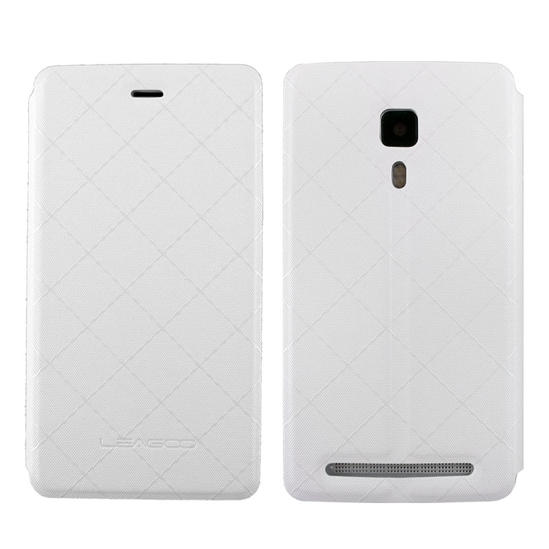 ΘΗΚΗ LEAGOO Z1 LEATHER BOOK CASE WHITE OR