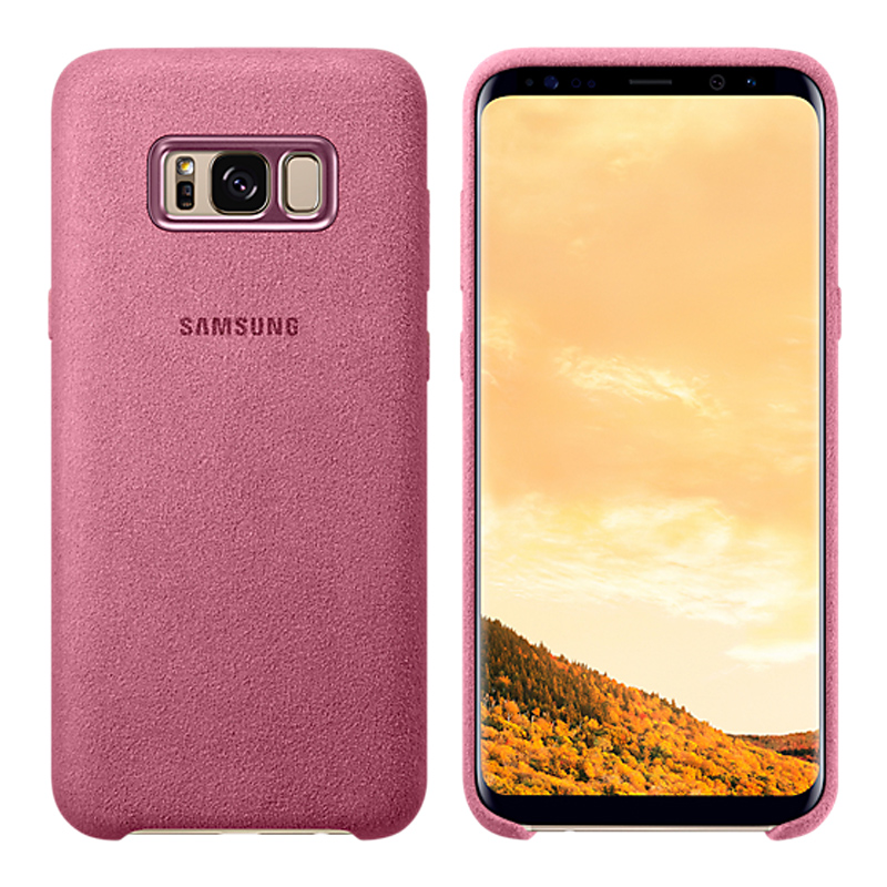 ΘΗΚΗ SAMSUNG S8 PLUS G955 ALCANTARA COVER EF-XG955APEGWW PINK PACKING OR
