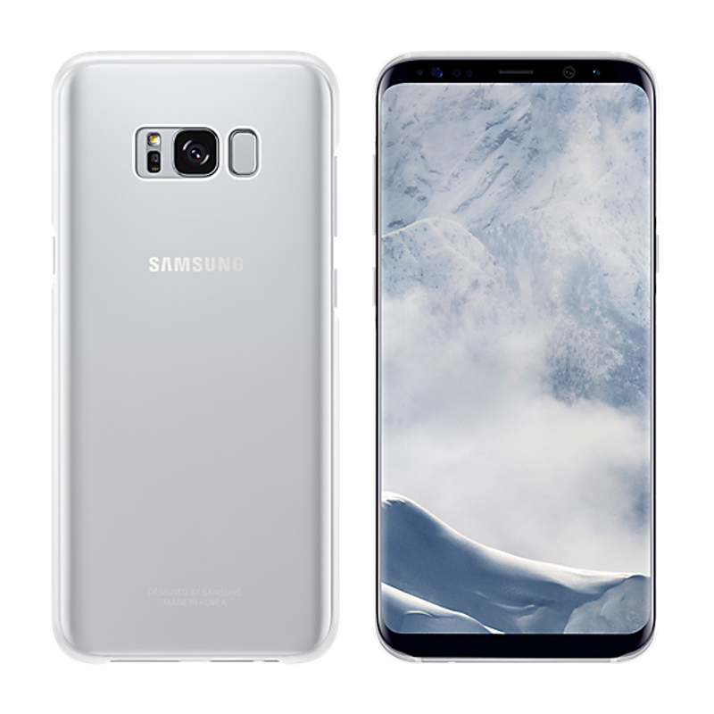 ΘΗΚΗ SAMSUNG S8 PLUS G955 CLEAR COVER ΕF-QG955CSEGWW SILVER PACKING OR