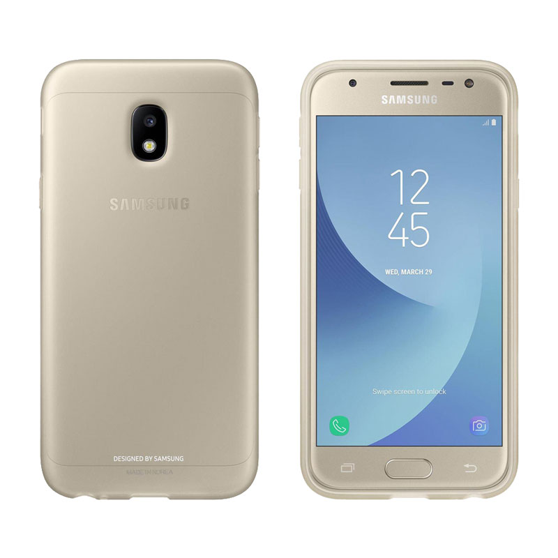 ΘΗΚΗ SAMSUNG J3 2017 J330 JELLY COVER EF-AJ330TFEGWW GOLD PACKING OR