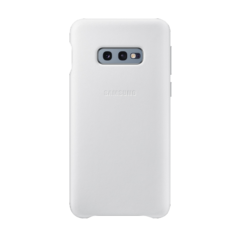 ΘΗΚΗ SAMSUNG S10e G970 LEATHER COVER EF-VG970LWEGWW WHITE PACKING OR