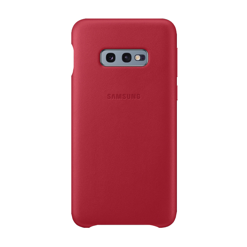 ΘΗΚΗ SAMSUNG S10e G970 LEATHER COVER EF-VG970LREGWW RED PACKING OR