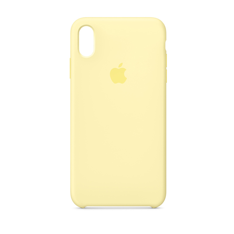 ΘΗΚΗ IPHONE XS MAX MUJR2ZM/A SILICONE COVER YELLOW MELLOW PACKING OR