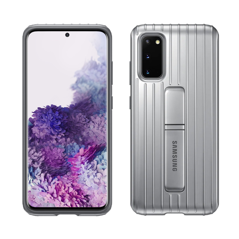 ΘΗΚΗ SAMSUNG S20 G980 PROTECTIVE STANDING COVER EF-RG980CSEGEU SILVER PACKING OR