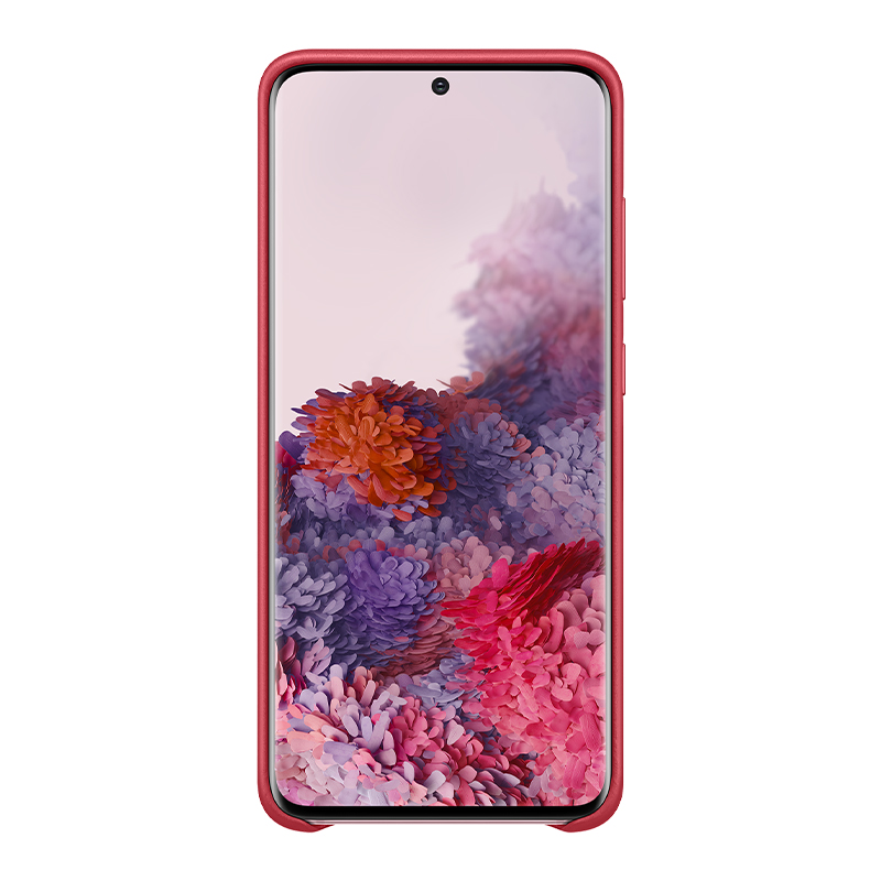 ΘΗΚΗ SAMSUNG S20 G980 LEATHER COVER EF-VG980LREGEU RED PACKING OR
