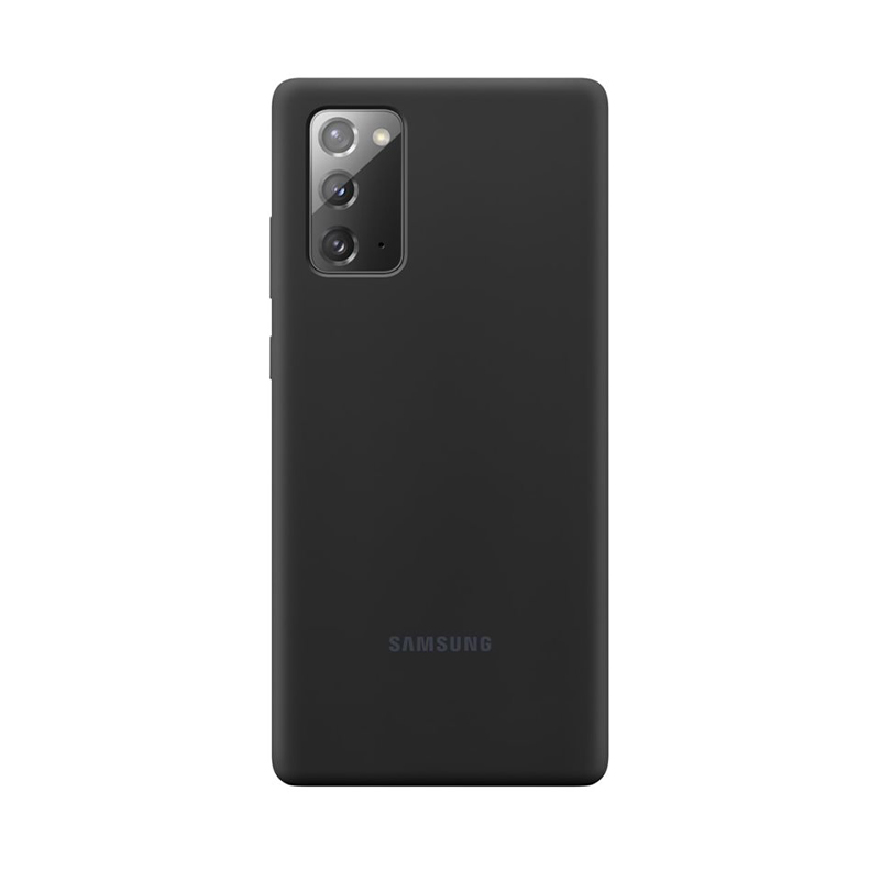 ΘΗΚΗ SAMSUNG NOTE 20 N980 SILICONE COVER EF-PN980TBEGEU BLACK PACKING OR