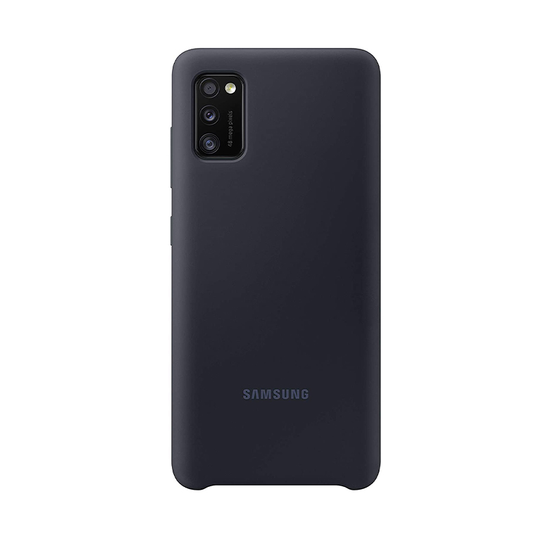 ΘΗΚΗ SAMSUNG A41 A415 SILICONE COVER EF-PA415TBEGEU BLACK PACKING OR