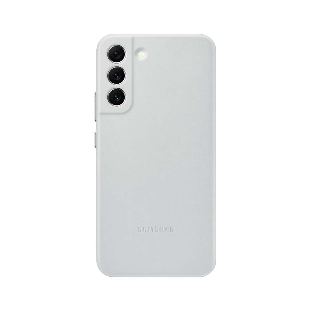 ΘΗΚΗ SAMSUNG S22 PLUS 5G S901 LEATHER COVER EF-VS906LJEGWW LIGHT GREY PACKING OR